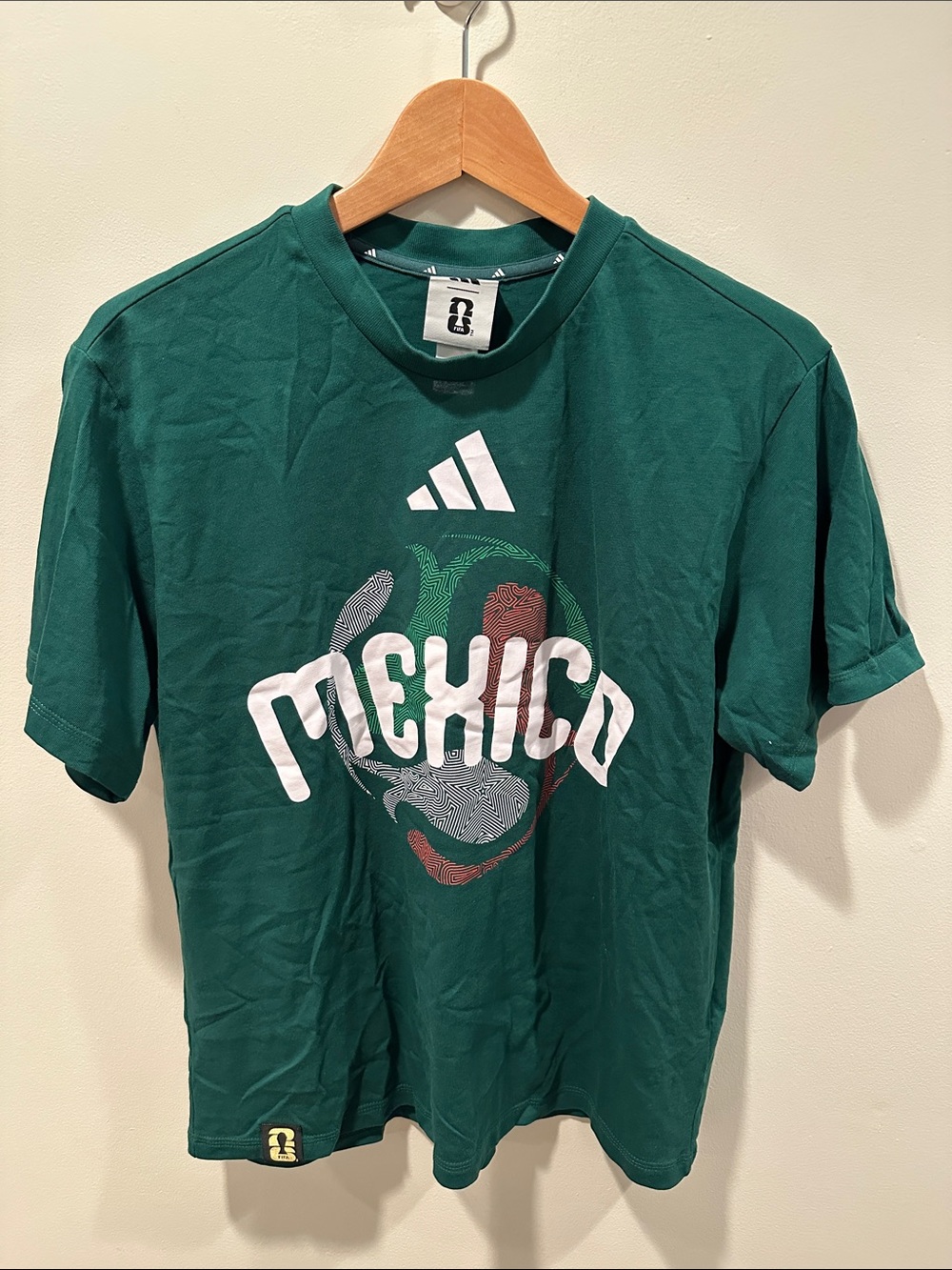 adidas Women’s Green 'Mexico' World Cup Short Sleeve Tee